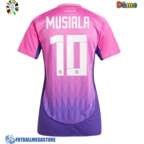 Fotballdrakt Dame Tyskland Jamal Musiala #10 Bortedrakt EM 2024 Kortermet